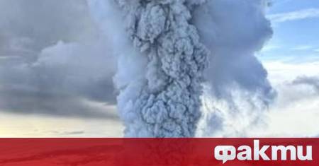 На полуостров Камчатка започна изригването на вулкана Крашенинников съобщи регионалният