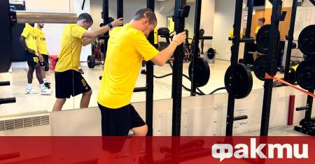 Тодор Неделев започна активни тренировки във фитнеса Капитанът на Ботев
