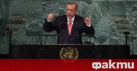 Турският президент Реджеп Тайип Ердоган който днес е на официално