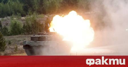 Украинската армия загуби танк Леопард 2 немско производство в зоната