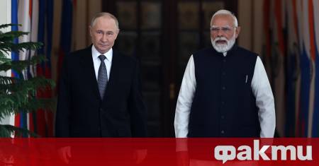 Руският президент Владимир Путин и индийският премиер Нарендра Моди стартираха