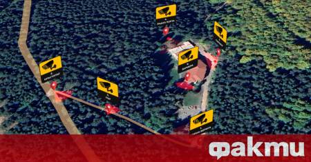 Разследващите органи изпратиха до медиите записите от шест видеокамери разположени