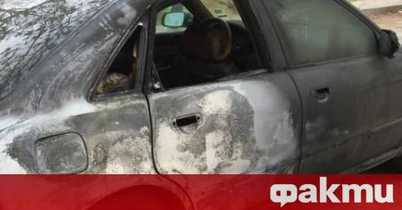 Лек автомобил Опел Астра изгоря на ул Пирин в Сандански
