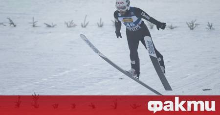 Българският ас в ски скока Владимир Зографски демонстрира истински боен