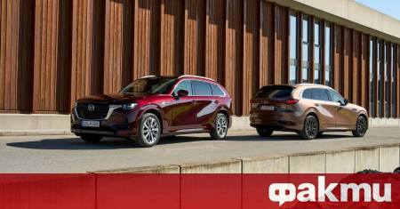 Mazda леко обновява своите флагмански SUV модели CX 60 и CX 80