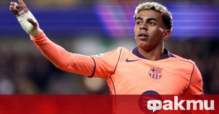 Младата футболна звезда на Барселона – Ламин Ямал бе засечен