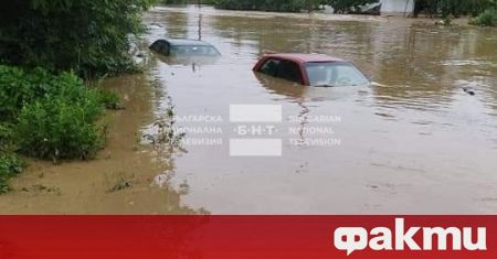 Порой наводни Трявна днес предаде БНТ Малко след 16 30 часа