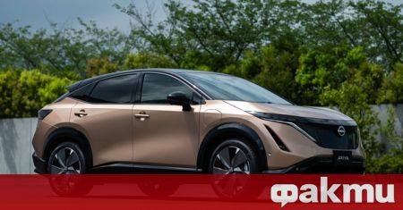 Nissan организира първите публични представяния на електрически кросоувър Ariya Колата
