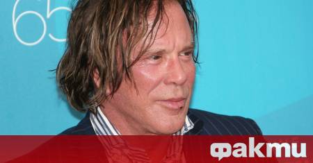 Мики Рурк се появи изненадващо в публичното пространство но далеч