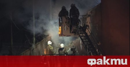 Пожар горя в затвор в Истанбул в петък вечер, предаде