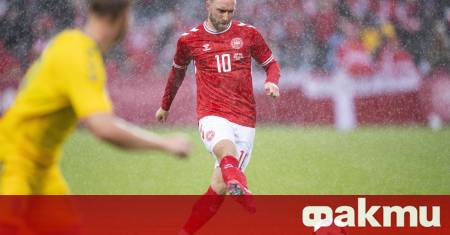 Датският национал Кристиан Ериксен който до неотдавна носеше екипа на