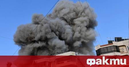 Израелската армия обяви днес че е нанесла удари по редица