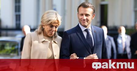 Френският президент Еманюел Макрон и съпругата му Бриджит Макрон отново