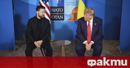 Президентът на САЩ Доналд Тръмп и украинският президент Володимир Зеленски