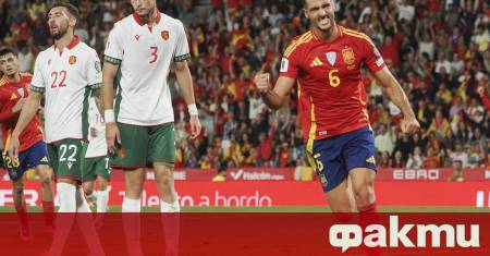 България отстъпи с 0 4 срещу европейския шампион Испания в среща