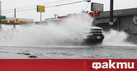 Американският щат Калифорния в който тази седмица се изляха поройни