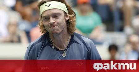 Емоциите взеха връх за руския тенисист Андрей Рубльов който не