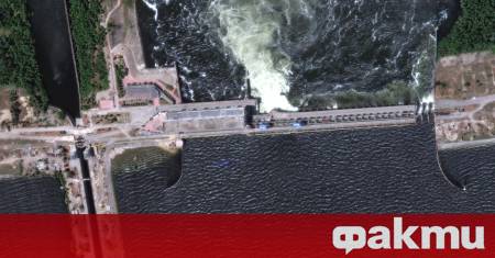 Преди три години язовирът Каховка в Южна Украйна един от