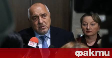 Лидерът на ГЕРБ Бойко Борисов коментира пред журналисти протестите пред