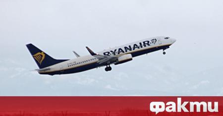 Ирландският нискотарифен превозвач Ryanair възобновява едва 40 от полетите
