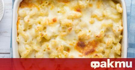 Необходими продукти 500 грама макарони 4 яйца 75 грама краве