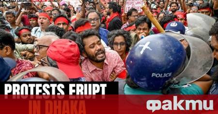 В столицата на Бангладеш избухнаха масови протести след смъртта на