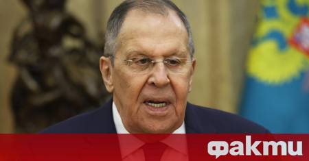Министърът на външните работи на Русия Сергей Лавров заяви днес