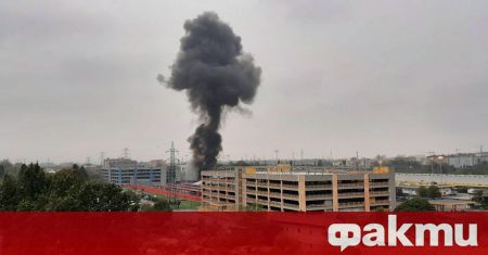 Силен пожар нанесе сериозни щети на химически завод в района