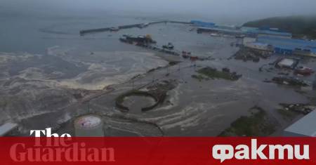 Мощно земетресение в Тихия океан с магнитут 8 5 по Рихтер