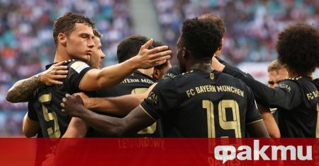 Байерн Мюнхен изигра отличен мач и срази РБ Лайпциг с