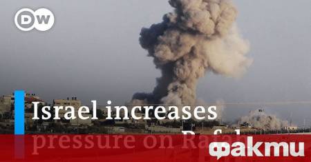 Израелски военни кораби и танкове обстрелват град Рафа в южната