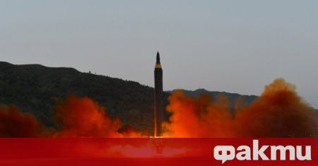 Северна Корея е изстреляла в неделя балистична ракета от неуточнен
