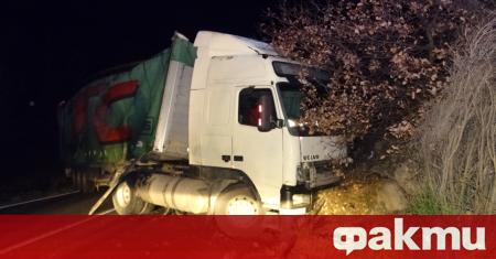 Катастрофа между два тежкотоварни камиона е станала на пътя Русе