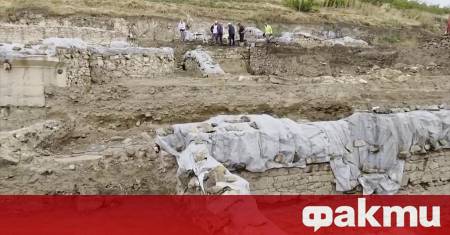 Мраморен торс беше открит при археологическите разкопки на античния град