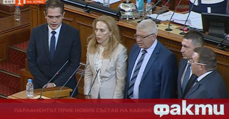 Народното събрание прие промените в кабинета Борисов 3. 116 депутати