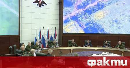 Министерството на отбраната на Русия обяви днес че за една