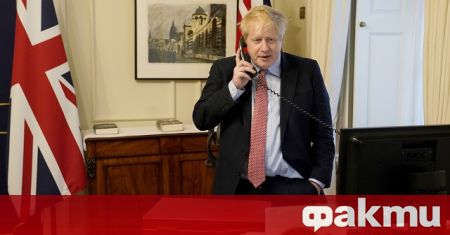 Британският премиер Борис Джонсън разговаря с американския президент Джо Байдън