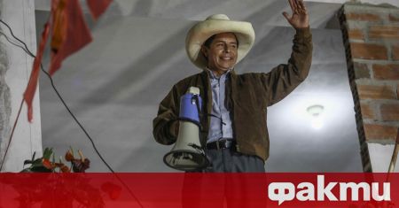 Селски преподавател е близо до победата на изборите в Перу