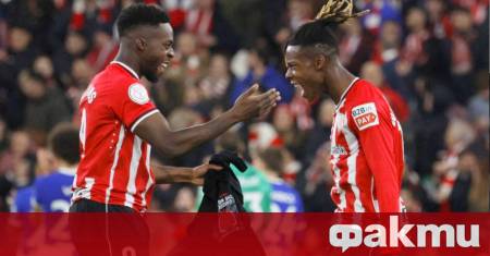 Звездите на Атлетик Билбао Иняки и Нико Уилямс са