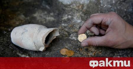Археолози откриха в Израел златна монета изобразяваща кралица Береника II