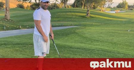 Българският боец Благой Иванов Багата се разнообрази с голф навръх