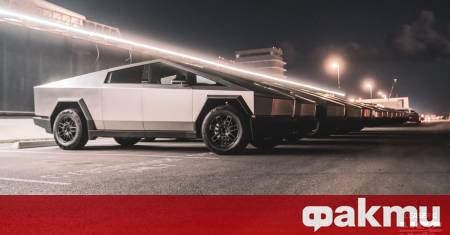 Ръбатият електрически Tesla Cybertruck в момента преживява значителен спад в