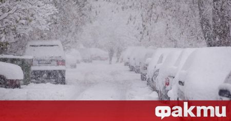 Силна снежна буря удря североизточната част на Съединените щати като
