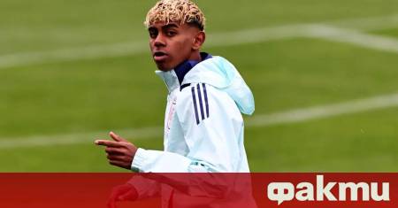 Звездата на Барселона и национал на Испания Ламин Ямал беше