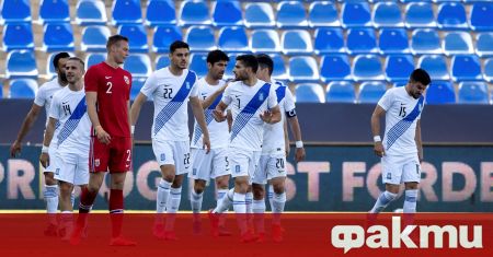 Отборът на Гърция победи с 2 1 Норвегия в контролен мач