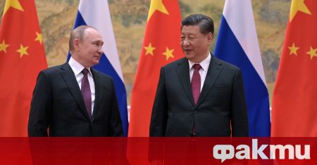 Китайският лидер Си Дзинпин и президентът на Русия Владимир Путин