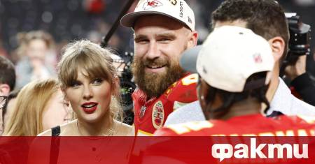 Световната поп звезда Тейлър Суифт и звездата от НФЛ Травис