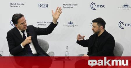 Генералният секретар на НАТО Марк Рюте призова всички западни страни