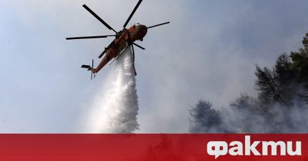 Горските пожари на хълмовете край френския крайбрежен курорт Сен Тропе