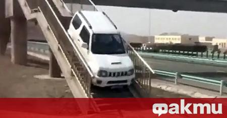 Едно видео в което е показано как Suzuki Jimny слиза